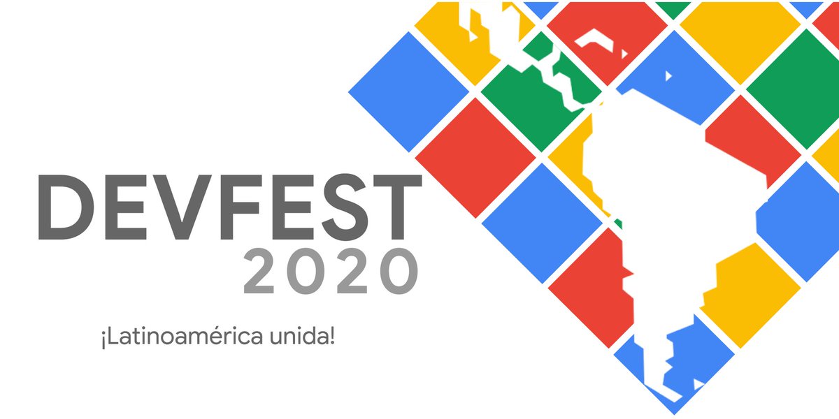 Se viene el #Devfest2020 organizado por todos los @gdg de Latam!