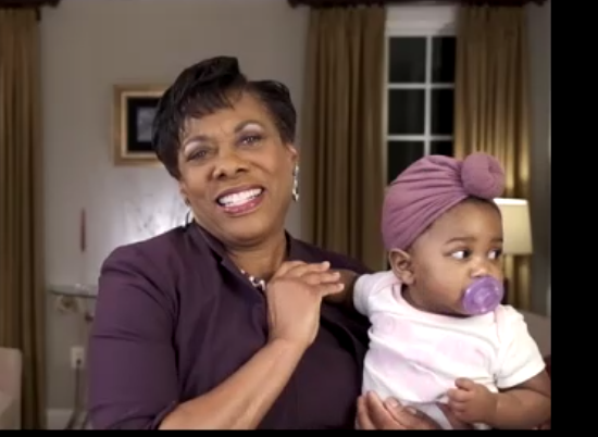 madeline_will's tweet photo. 🚨 In @BeckyPringle's first act as president-elect, she brings out a VERY CUTE baby. #NEARA20 https://t.co/D7PQi9NN4P