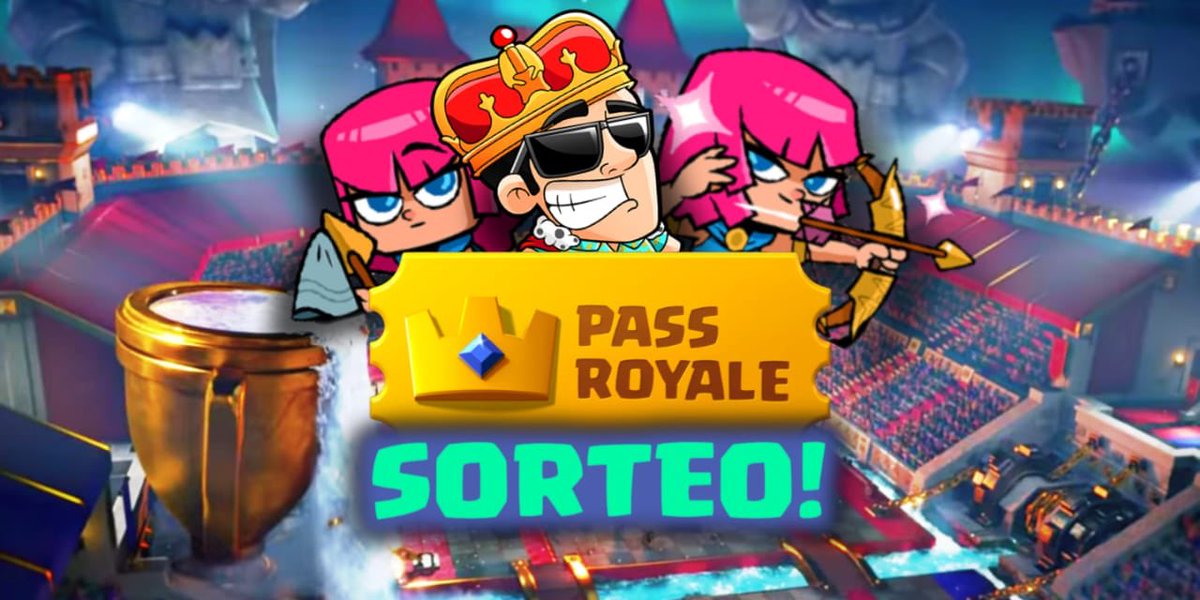 🍀⛔️ SORTEO 5 PASES ROYALE!! 😱⚠️

REQUISITOS!! 
- SEGUIR A @KushChuky 😊
- SEGUIRME <a href="/Rockstar_YT/">RockstarCR 🐵</a> 😳
- DAR RT Y MG 🔁❤️

FINALIZA MIERCOLES 13 DE AGOSTO!! SUERTE!! 🍀👍🏼 🥳
