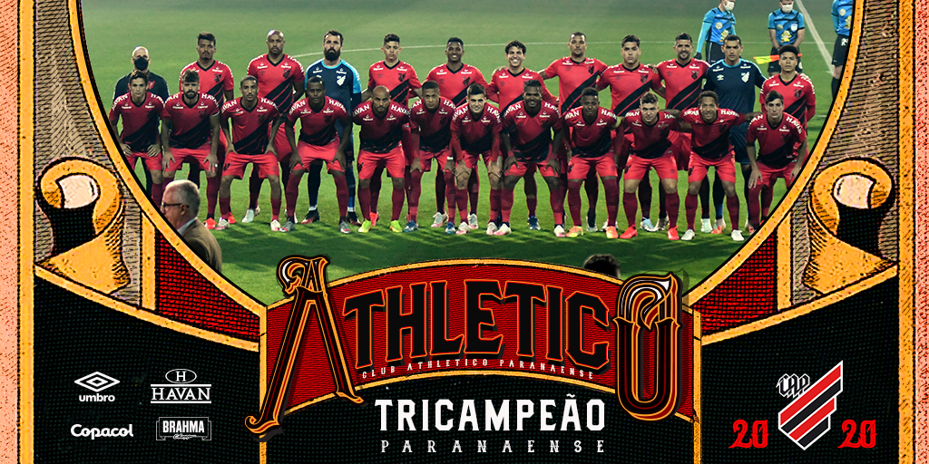 AthleticoPR's tweet photo. Deu a lógica 🤷‍♂️ 

A festa é rubro-negra no Couto Pereira! 
TRICAMPEEEÃÃÃOOOOOOOIO!!! 
🏆⚫️🔴

#FuracãoTri #DeuALógica https://t.co/wNYeMne0ey