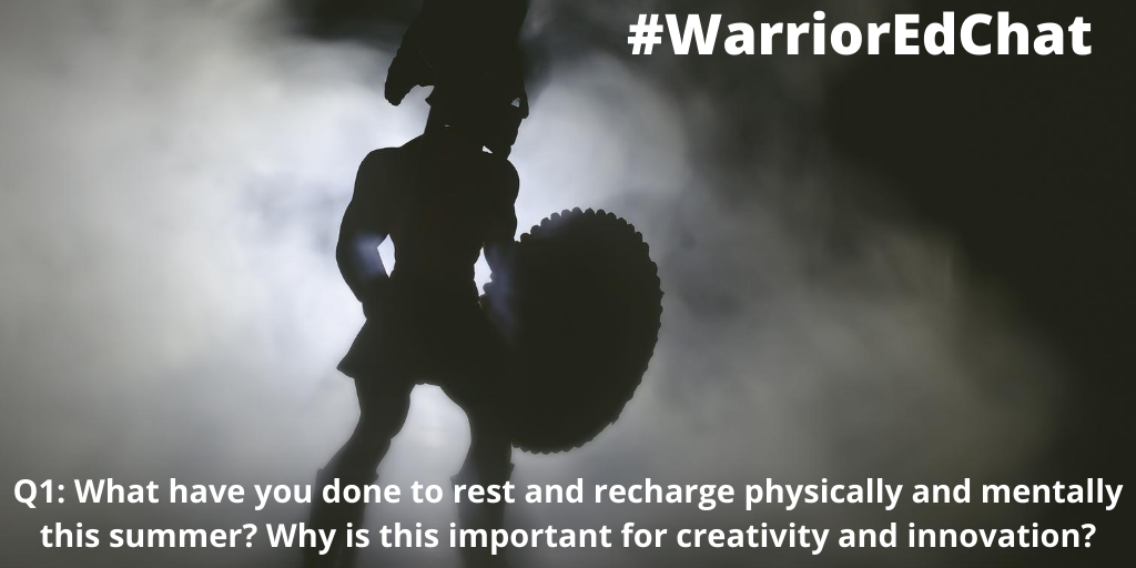 jdprickett's tweet photo. All right, first question!  #WarriorEdChat https://t.co/ukG22zhqzv