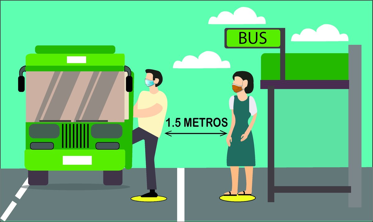 LloaViaja's tweet photo. Mantén tu distancia al subir al Bus Autobús
Si tu te cuidas, cuidas a todos  con máscara médica
#lloaviajaseguro #trasporteseguro #COVID19 #GAD 
@chavittorres @Milton_Carrion @ADRIANE65941528 @j_pabloandres https://t.co/mZXE5e5vdO