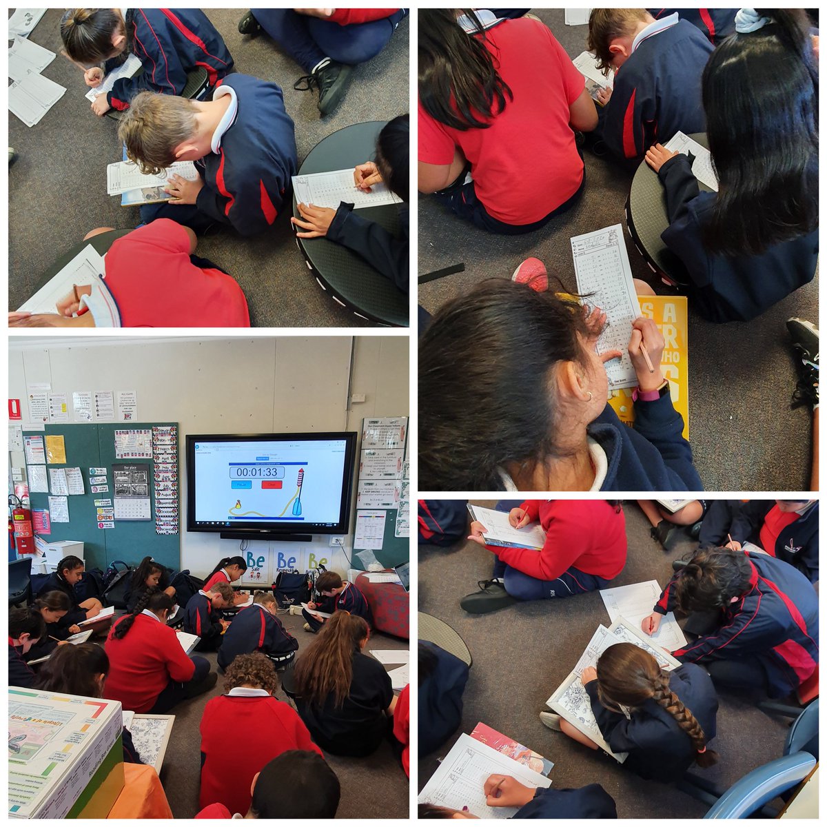 Beat the Clock- Times Tables! Students challenge themselves every week to beat their personal best and solve 50 levelled multiplication facts in 3 minutes! <a href="/rydalmereps/">Rydalmere Public</a> <a href="/bek_zadow/">Bek Zadow</a> <a href="/melissa_grayy/">Melissa Gray</a> <a href="/MarilenaMartel2/">Marilena Martelli</a>