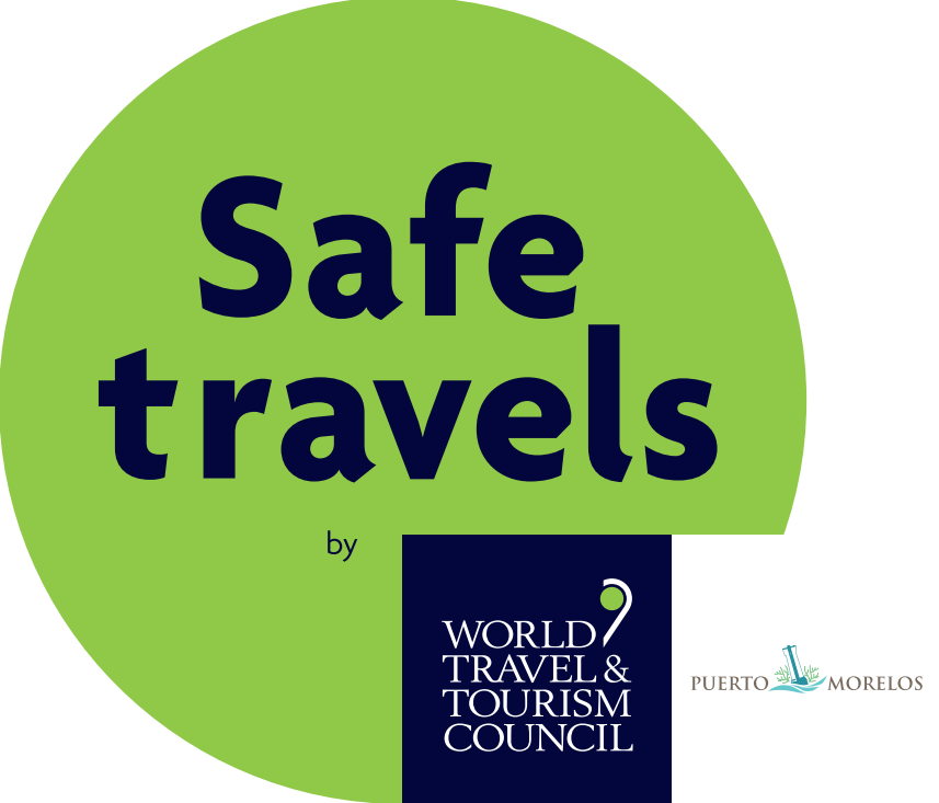 SedeturQROO's tweet photo. Felicitamos a #PuertoMorelos por recibir el Sello de Seguridad Global del #WTTC, al implementar las medidas de protección y prevención sanitaria de la #CertificacionTuristica en línea, con los protocolos mundiales, nacionales y estatales para proteger la salud de los viajeros. https://t.co/Bqsg2MxrrQ