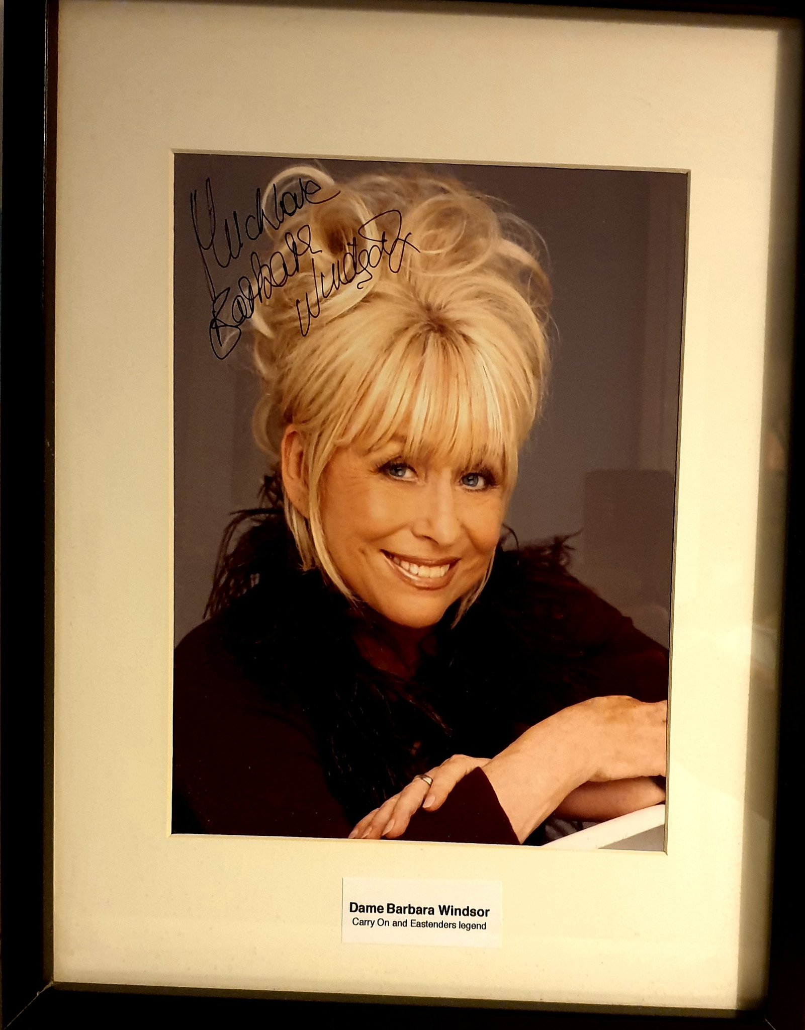Happy Birthday 
To the legend Dame Barbara Windsor.
National treasure.
Were all rooting for you Babs xx 
