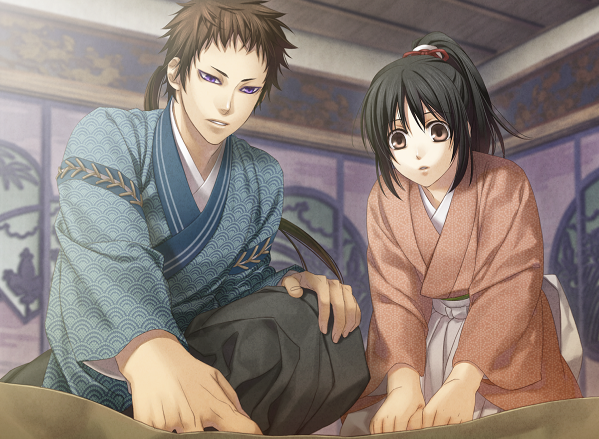 Yamazaki is both part of the Watch (the Shinsengumi spy branch) and a medic, which already makes him pretty awesome! I particularly like how he and Chizuru have amazing chemistry, and here they are bonding over their shared medical backgrounds.