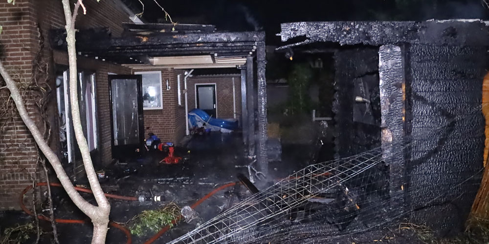 Grote schade na brand in Mill..
