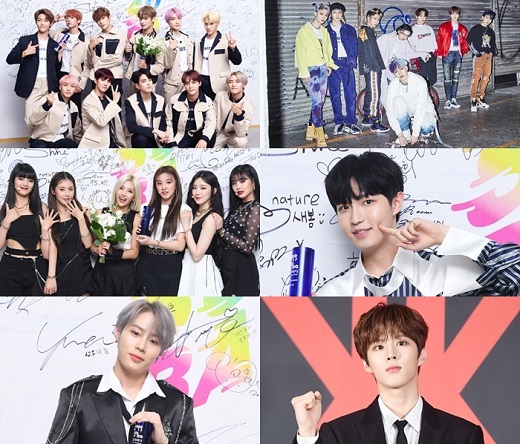 2020 SORIBADA BEST K-MUSIC AWARDS Lineup 3

THE BOYZ
Stray Kids
(G)I-DLE
Kim Jaehwan
HOTSHOT Ha Sungwoon
UP10TION Kim Wooseok

n.news.naver.com/entertain/now/…