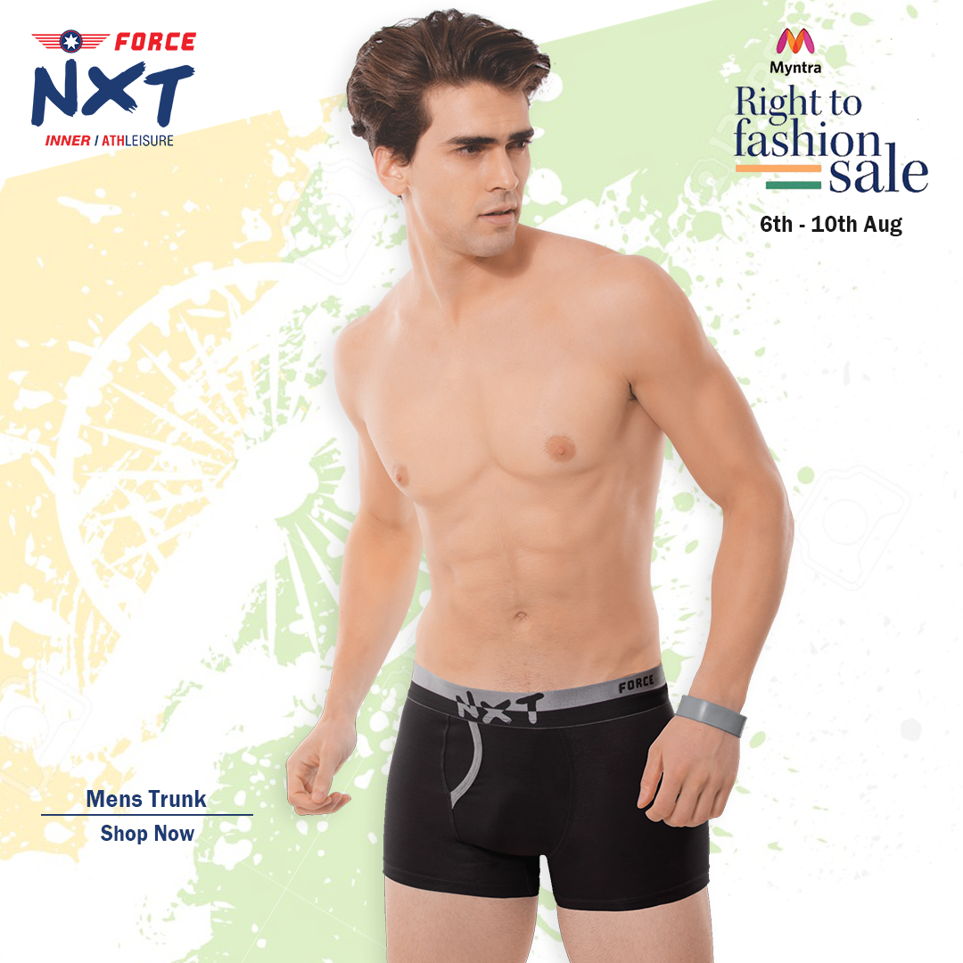 force_nxt's tweet photo. Grab your favourite #ForceNXT products on Myntra - Right To Fashion Sale starting from 6th of August till 10th of August, 2020. Get shopping now!
Myntra : https://t.co/H3nHwI4dsH
#Sale #Myntra #RightToFashionSale #Fashion #Style #Comfort #PremiumInnerwear #GoForNXT https://t.co/ToRr2eHjWz