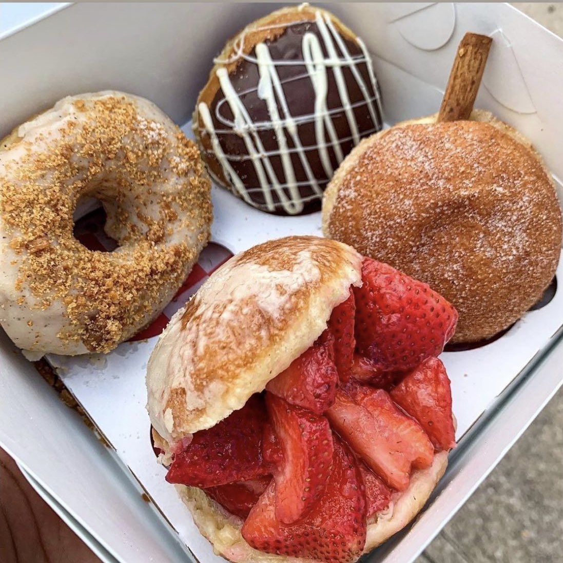 Blondie’s DoughnutsWeekend Popups at 6615 Harford Rd, Baltimore, MD 21214 (Natasha’s Brittle) and Farmer’s Markets