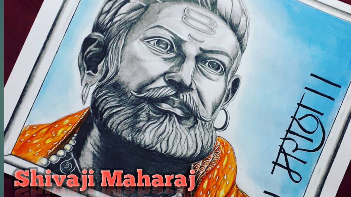Illustration King Chhatrapati Shivaji Maharaj Marathi Calligraphy Shivaji  Maharaj Jayanti Stock Vector by ColorBolt 344407606