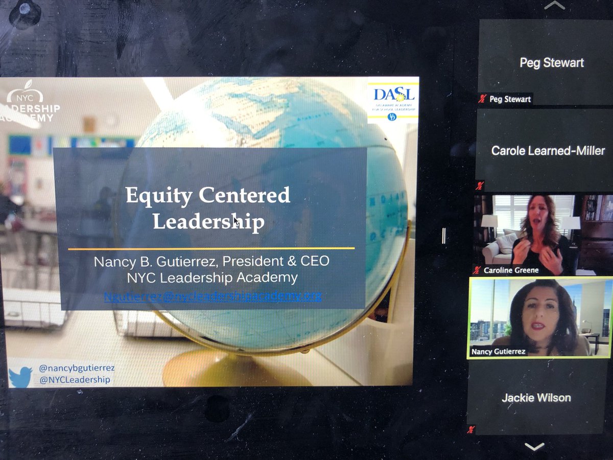 Inspiring call to action today by ⁦<a href="/nancybgutierrez/">Nancy B. Gutierrez</a>⁩ for #PolicyPractice18 and school leaders in DE led by ⁦@UD_DASL⁩ ⁦<a href="/NYCLeadership/">NYC Leadership Academy</a>⁩: “How will you ensure every single student in your care is visible and connected?”