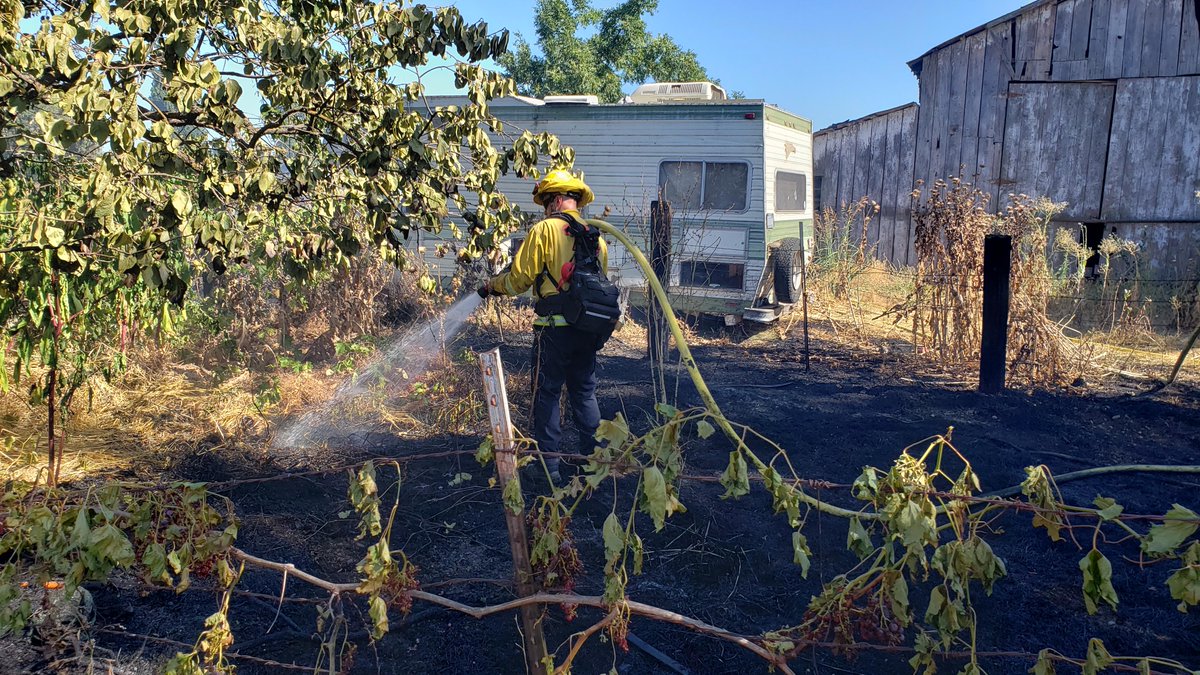 CALFIRE_ButteCo's tweet photo. #StanfordFire [final] The fire was contained to two spots approximately 1/8 acre each. See the news release regarding a citation issued for the powered equipment-caused fire. https://t.co/Y9f0CZOsAQ