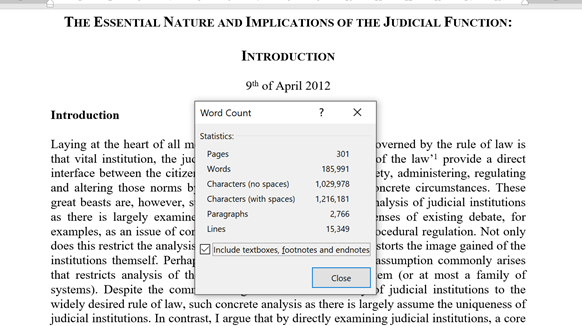 For my thesis, I knew I would need multiple iterations to get there. I aimed for 30% reduction in 1st -> 2nd draft, and another 30% in 2nd --> 3rd draft. This gave me concrete objectives for each section. I even got close to my targets! (Second draft here)