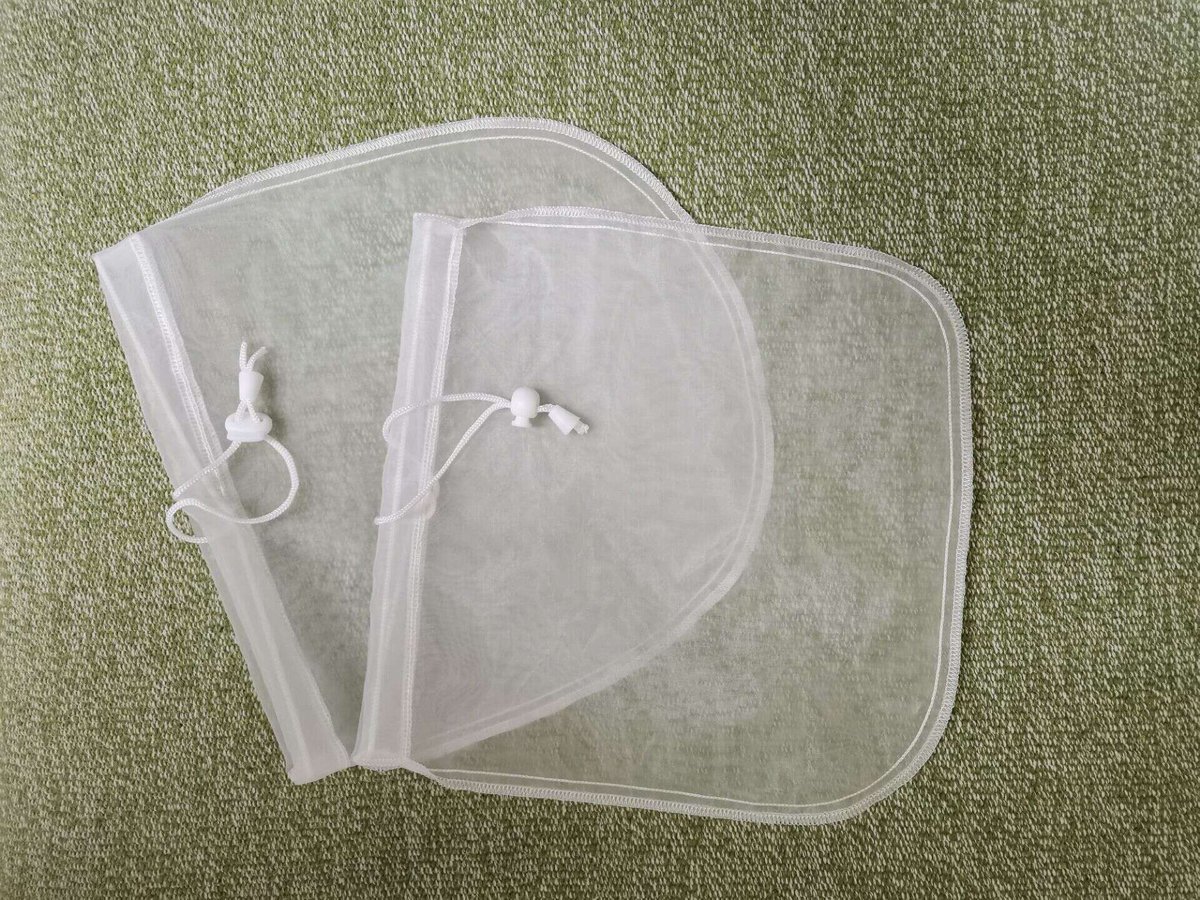 Nut Milk Bags
Material: Nylon Mesh 
Aperture: 80 Micron, 160 micron, 200 micron
Size: 8"x10", 8"x12", 9" x 12", 10"x12", 12"X12"
Samples: Free samples and send for free.
WhatsApp: +86 18903396203
bit.ly/2YkkwkW