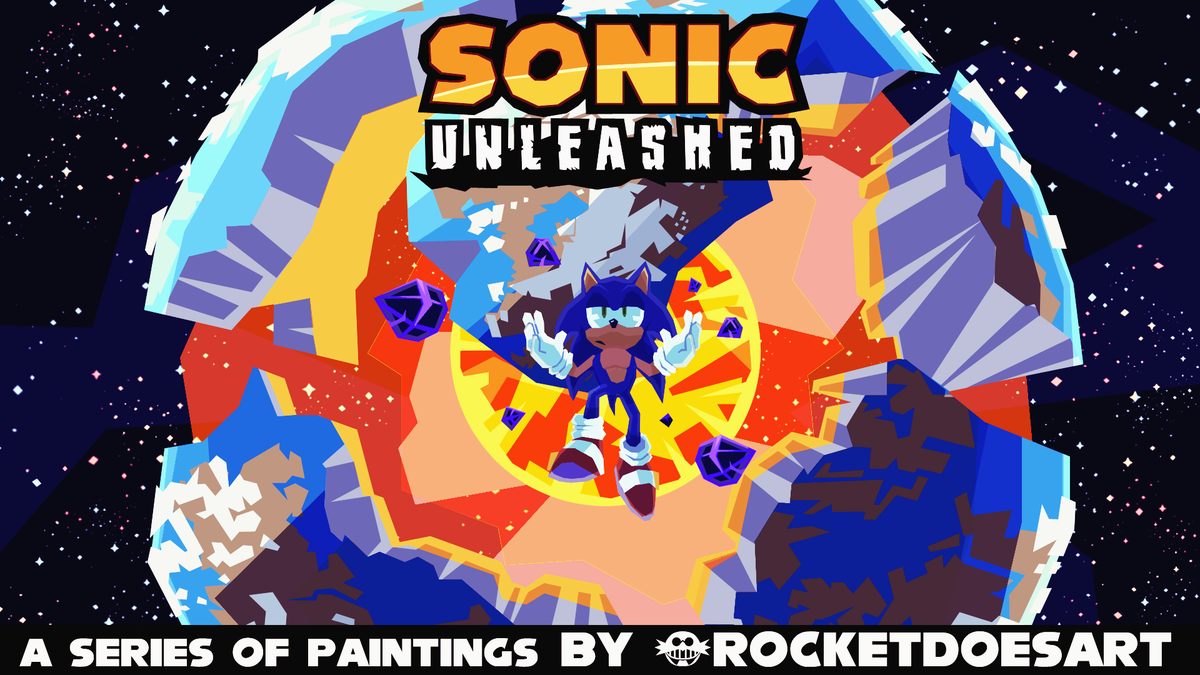 RocketDoesArt's tweet photo. ATTENTION WEREHOG HUGGERS:
Once a week starting next Friday I will be releasing a painting based off a cutscene or location from SONIC UNLEASHED! I had to express my love for this game, despite being 12 years late to playing it. #sonicthehedgehog #sonicunleashed #sonic #fanart https://t.co/HFl9j9VlYc