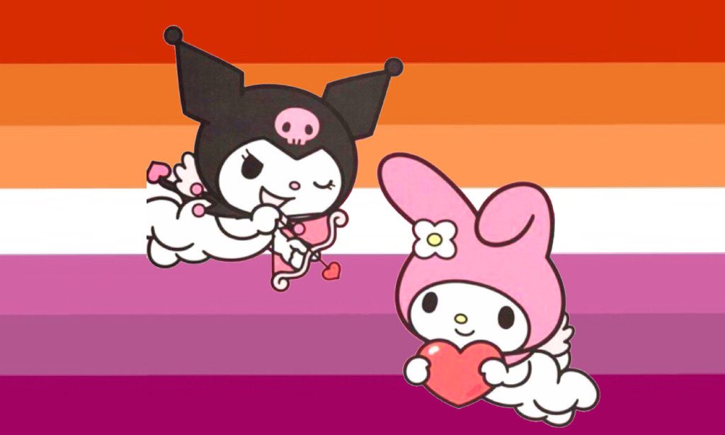 kuromi and my melody love lesbians