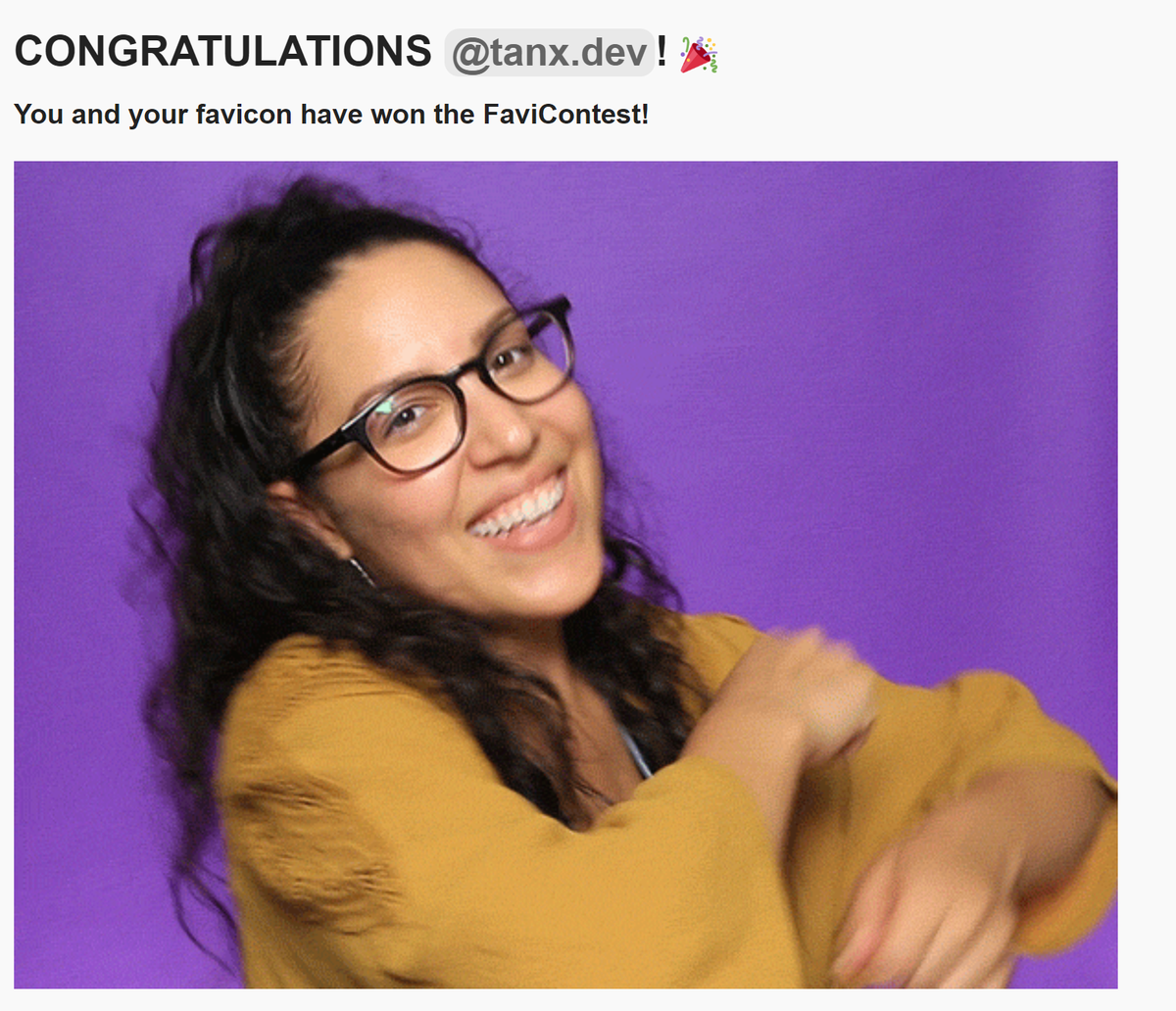 tanx_dev's tweet photo. 🥳🥳🥳 tysm @gitlab https://t.co/VIVFiRKnS3