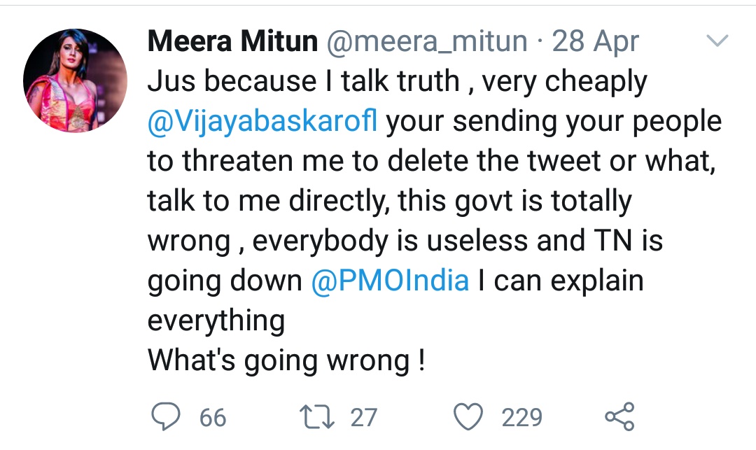 After failing with her first step, she started dragging the people in power and she made a request to PMO India to make her as the CM of Tamil Nadu.And once again she failed as no one cared about her stunts !(2/9)