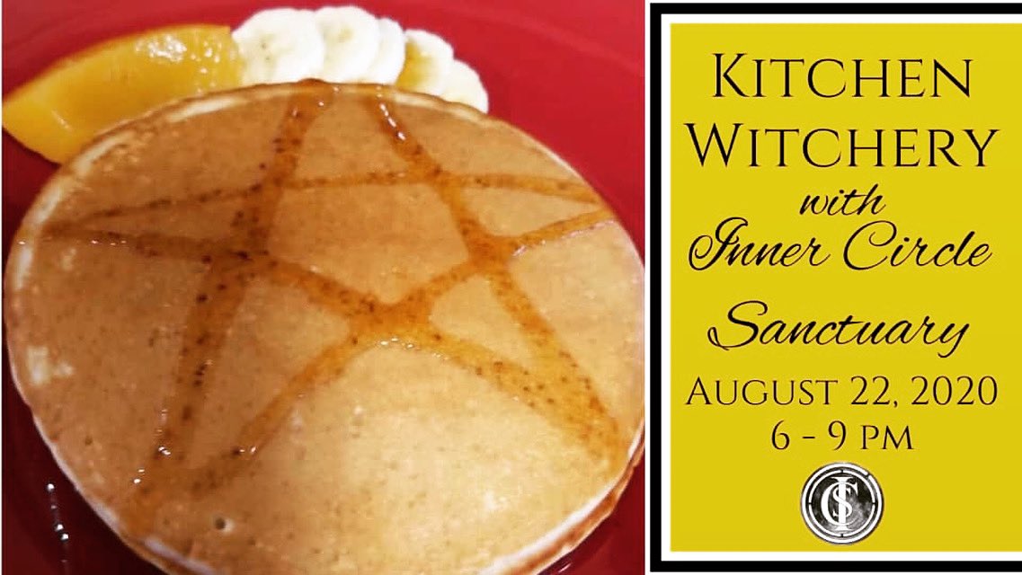 ICSWicca's tweet photo. Event: Kitchen Witchery 2020
Sat. Aug.22, 2020 at 6 PM
Kitchen witchcraft is a practice that makes your hearth and home more magical. Turn the mundane into the mystical.
https://t.co/fHAZxNXCkT
#witchcraft #Wicca #Pagan #KitchenWitch #KitchenMagic #ICSEvent #InnerCircleSanctuary https://t.co/SzAzMPvhHw