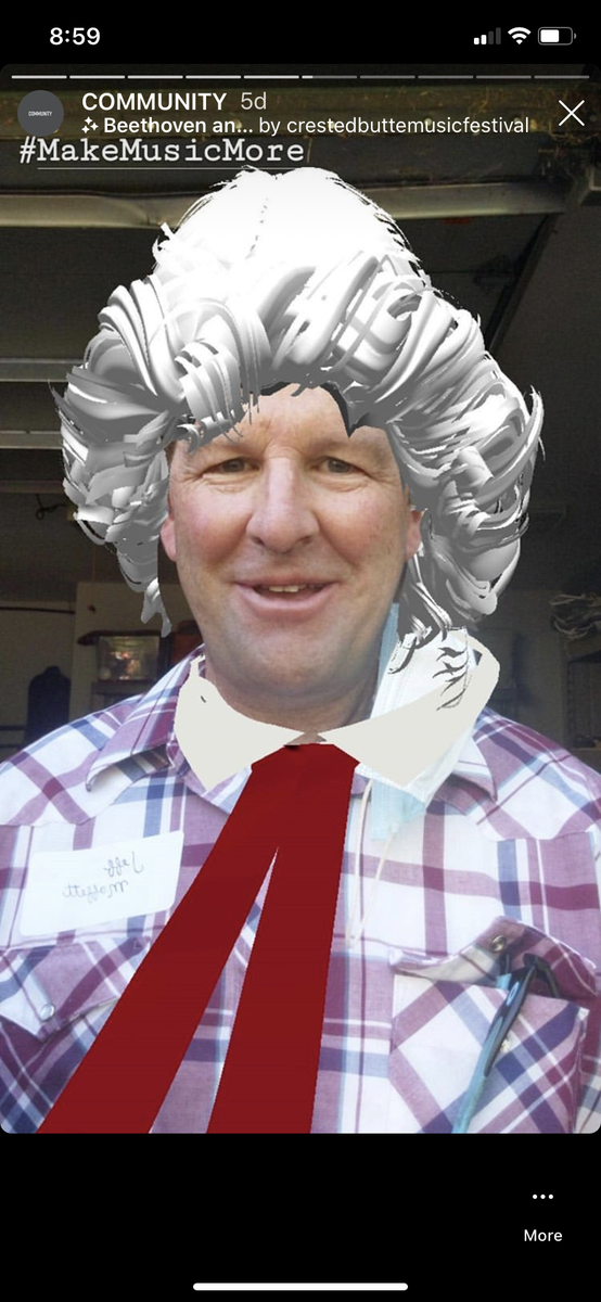 It’s been said that Beethoven dipped his head in cold water before sitting down to compose. Must be how he got his iconic hairdo! Want to try out his look? Head over to Instagram to try our new “Beethoven and Beyond” filter and send us your best Beethoven scowl! #Beethoven