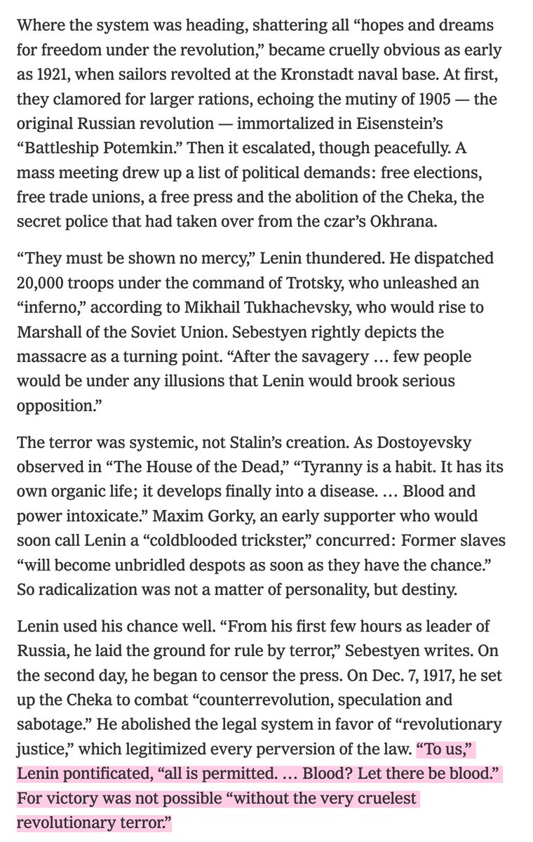 Lenin was a mass murderer. Alarming whenever one sees leftists nostalgic for Lenin. No thanks.  https://libcom.org/library/bolsheviks-civil-war-red-fascism https://libcom.org/history/how-lenin-led-stalin-workers-solidarity-movement https://libcom.org/library/lenins-terror-bolshevik-party-maximov