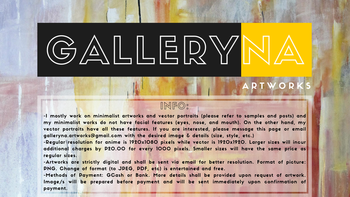 galleryna_art's tweet photo. Hi! I hope you &amp; your family are safe and doing well. As of today, I'm happy to announce that I'm now open for art commissions! Details are provided below. If you're interested, feel free dm or email me at: galleryna.artworks@gmail.com😁 Have a great day!!! ❤️ #artcommissionsopen https://t.co/3qoVYObSiX