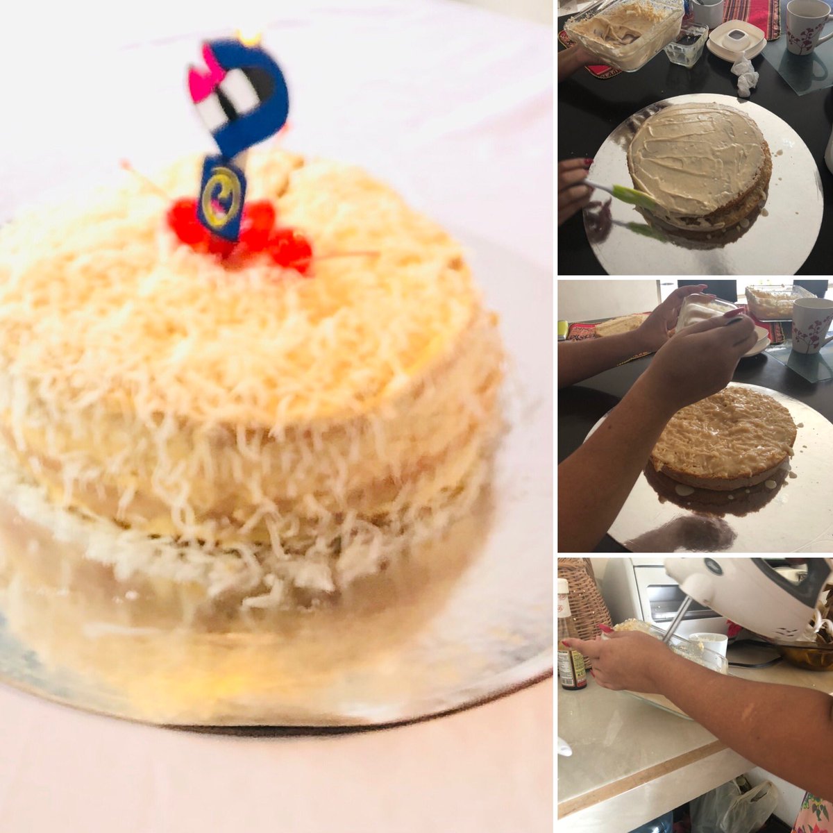 PaolyPerera's tweet photo. Hoy toco consentir al cumpleañero, mi esposo @AngelAldana 🎉🎂 #HechoConAmor #PastelDeCoco #ModoRepostera 👩🏽🍳 https://t.co/HG1OoMLU5K