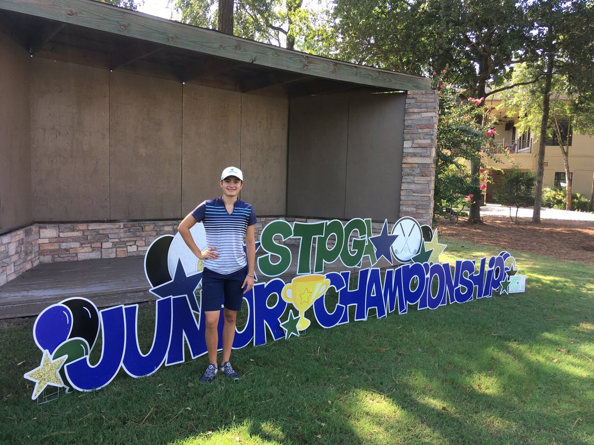Had a tough but fun round today @STPGAJuniorGolf Championship. Currently sitting 13th. Already looking forward to tomorrow.  Good luck to all the great competitors!
