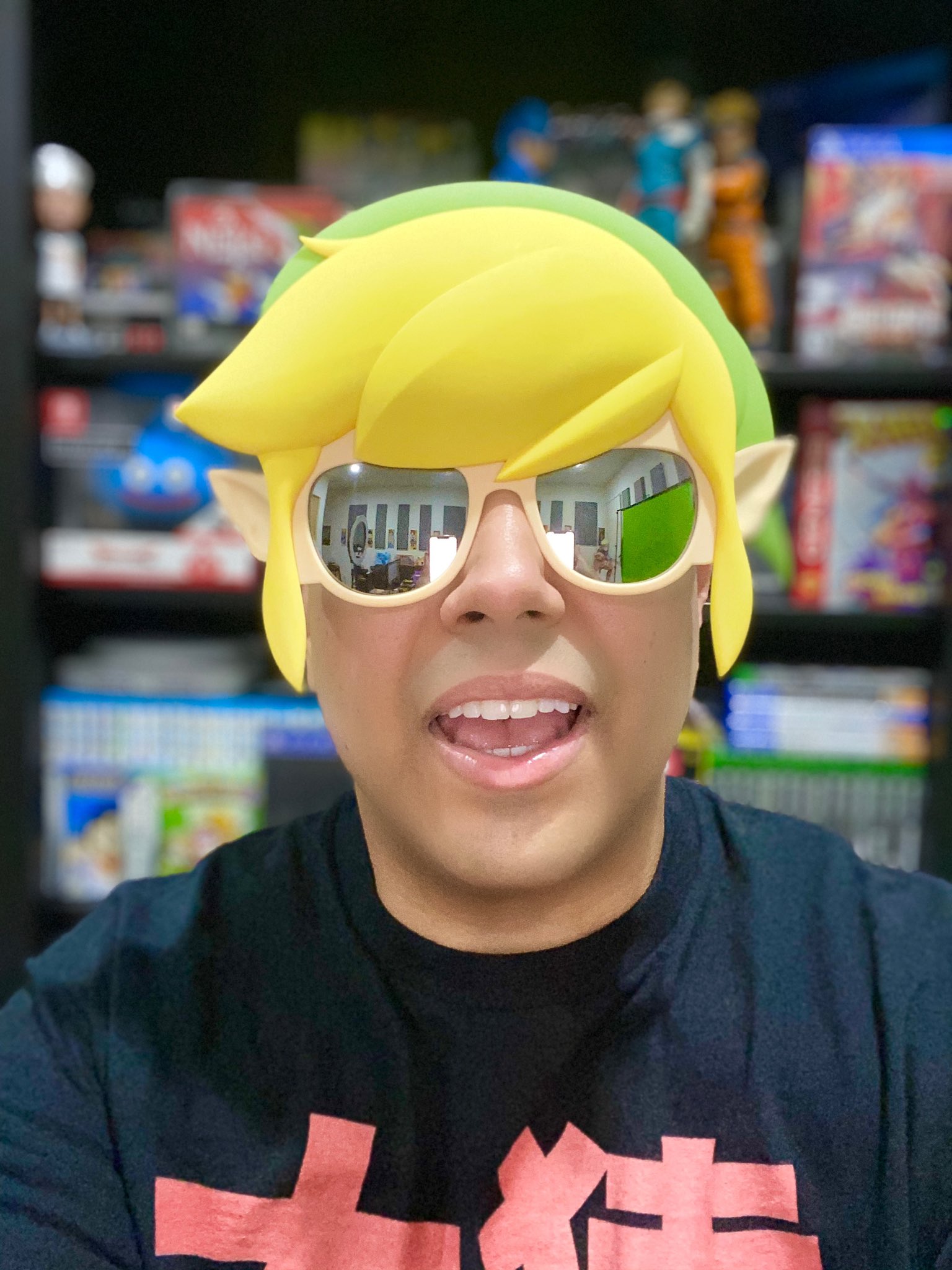 cool link with sunglasses