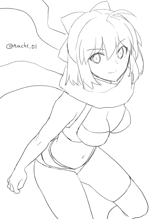 友達のFGO原稿手伝ってたのでちょっと落描き 