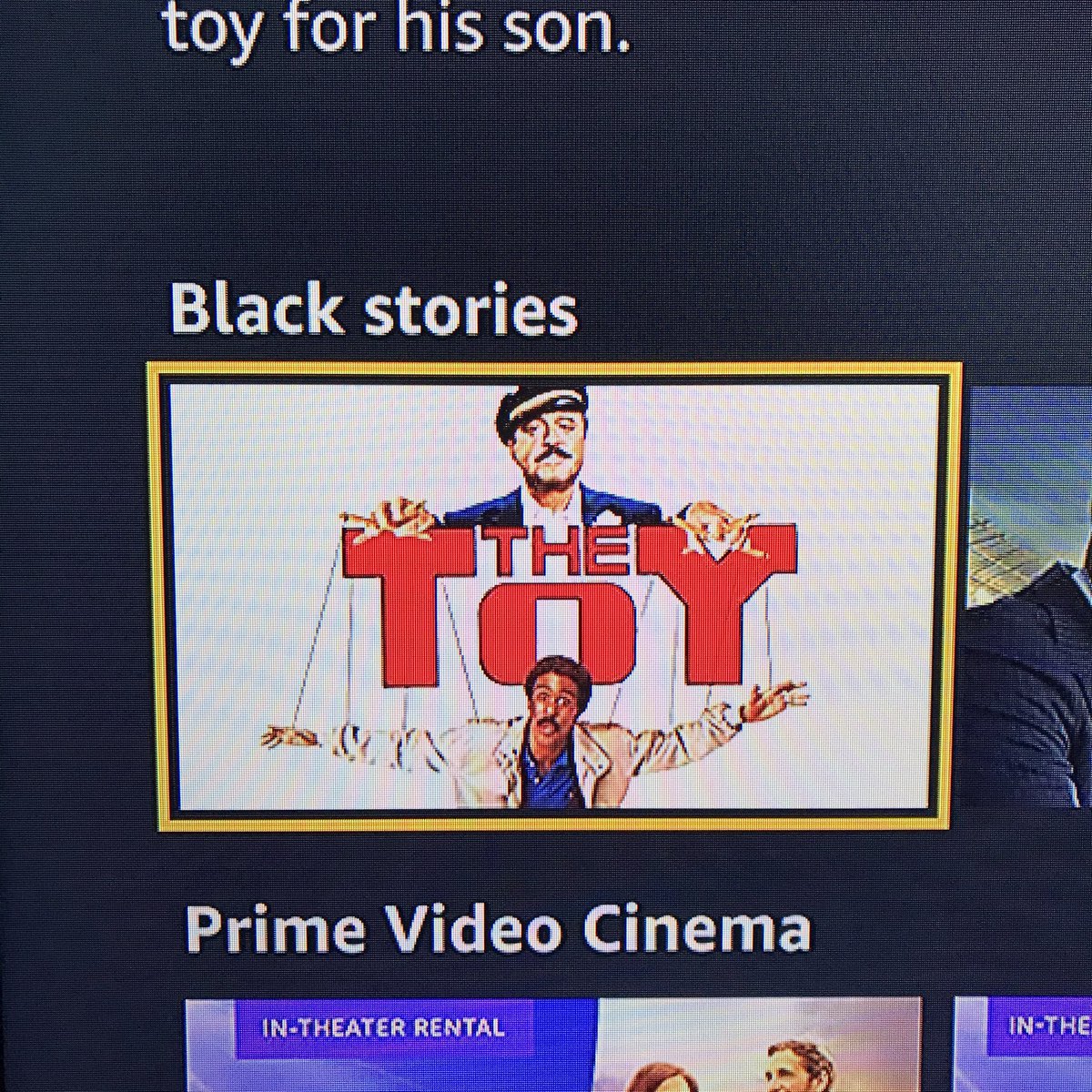 quiet_dog's tweet photo. Well @PrimeVideo this isn’t going to help anything https://t.co/uWXVP1oq3c