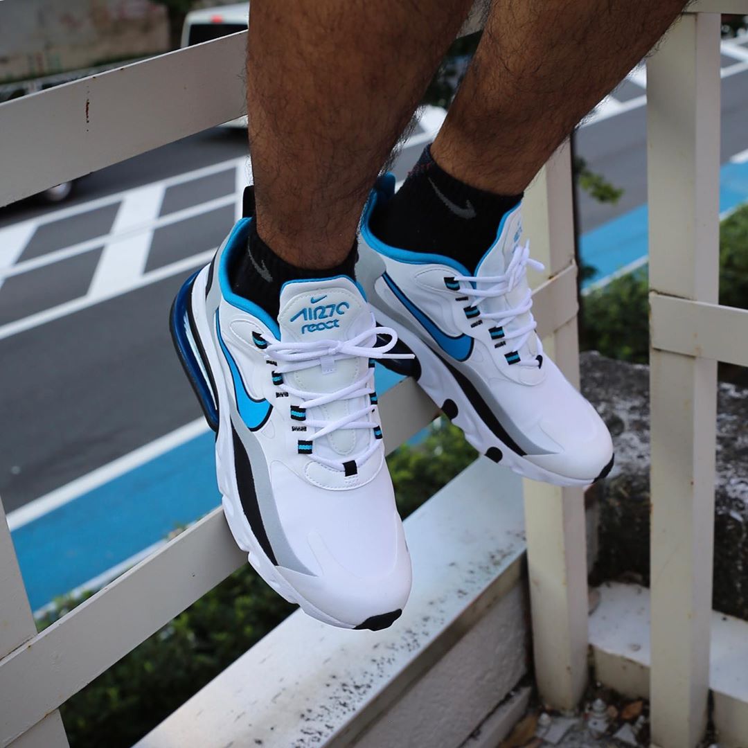 Fullress Auf Twitter 8 13発売 ナイキ エア マックス 270 リアクト ホワイト ブルー グレー Nike Air Max 270 React White Blue Grey Ct1280 101 Https T Co Tdczuexkv2 Https T Co Recyxynfdc