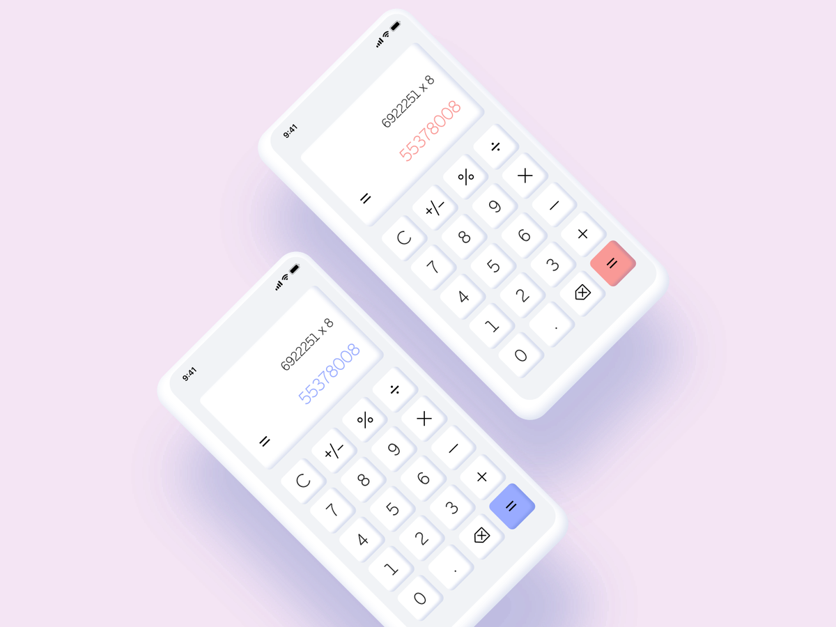glendalovesyou's tweet photo. Design a calculator. 

Not all math puns are awful, just "sum" 🤓

This one was simple and still taking time, but trusting the journey!

#dailyui #uichallenge #003 #uxdesign #uidesign #sketchapp #youcancountonme #boobless https://t.co/pfOKDeSUDg