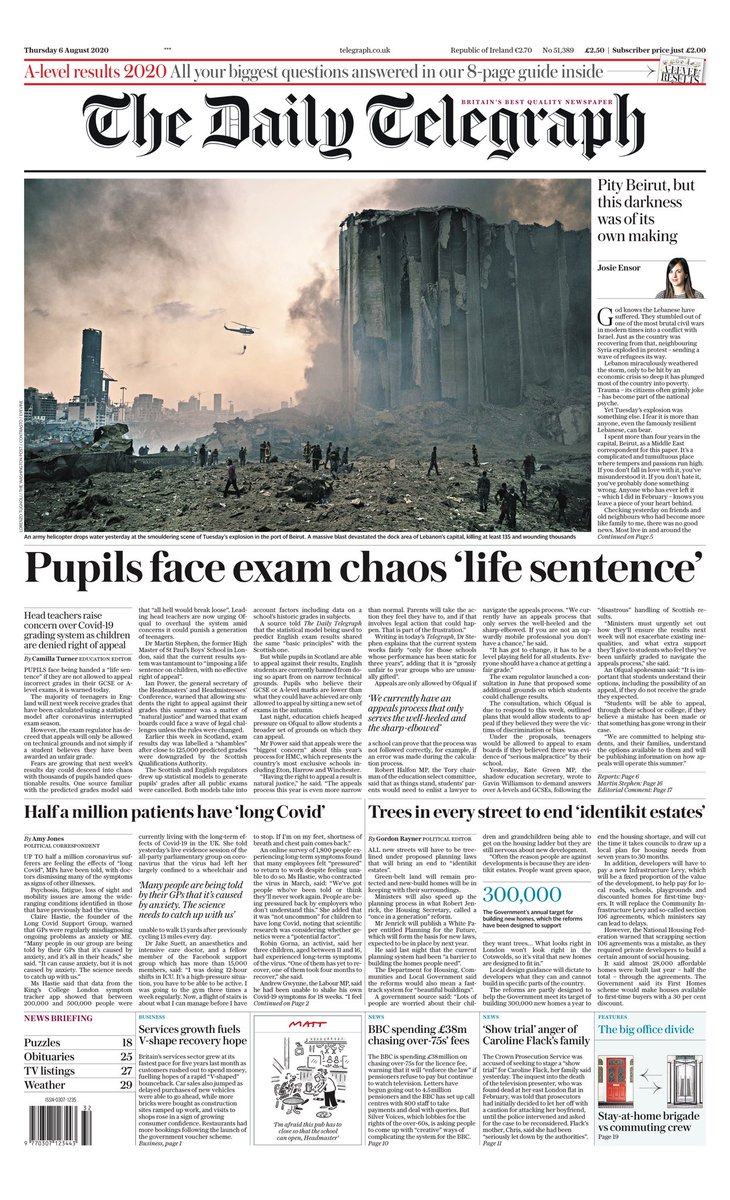 "Half a million patients have 'long Covid'" - Front page of The Daily Telegraph! |  #MildCovid  #apresJ90  #covid1in20  #covidpersistente  #MitCoronaLeben  #koronaoire  #covidpersistenteitalia  #apresJ20  #covidlong  #longcovidthread