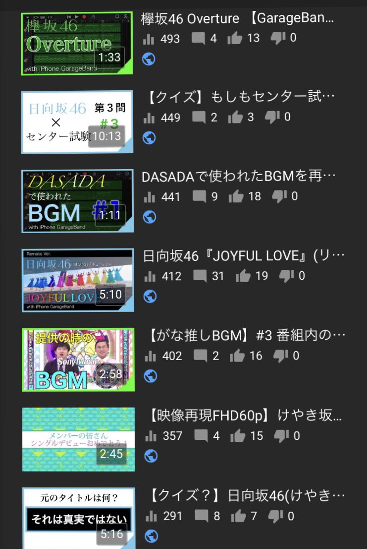 Cafe_Donut_211's tweet photo. ちなみに現在通常公開の動画は全部で25本です。下の写真を参照してね!
1枚目は今のところ1000回に達した動画です。
https://t.co/G7xAzQDz4k
#CDtalk
#CDpro https://t.co/7QHIFGMsLy