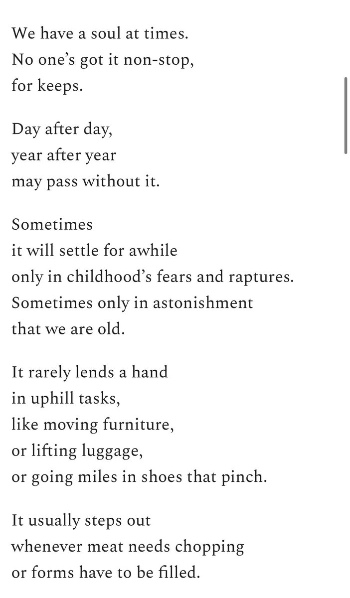 sherlyholmes's tweet image. Poem of the day: “A Few Words on the Soul” by Wislawa Szymborska, translated from Polish by Stanisław Barańczak and Clare Cavanagh:
agnionline.bu.edu/poetry/a-few-w…