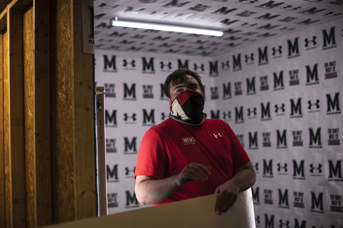 The past few days have showcased  @masonbasin18’s versatility. He’s a rising star in the DMV broadcast scene, and we were fortunate that he not only built us sets, he then modeled in them, and went on run interview sound and cameras. 5/