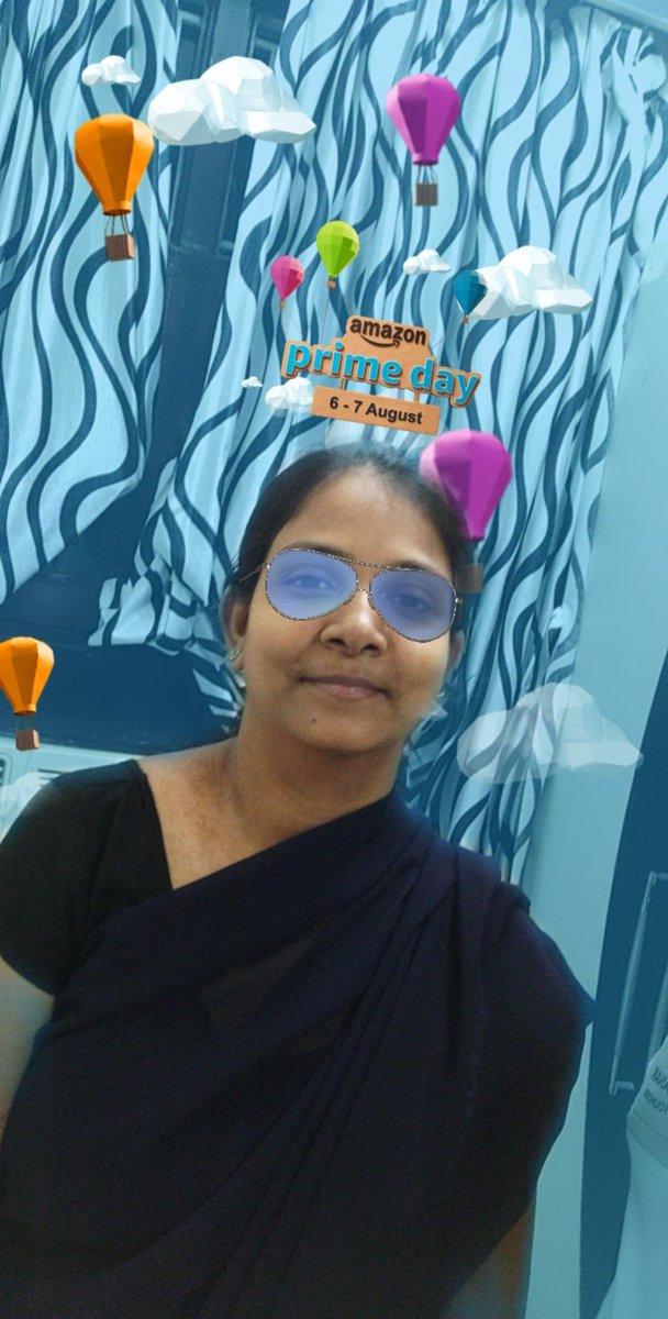 MeghnaJ46032597's tweet photo. @amazonIN Here's my primeday filter
#AmazonPrimeDayFilter #DiscoverJoy #AmazonPrimeDay @amazonIN https://t.co/r1JxeR5Prp