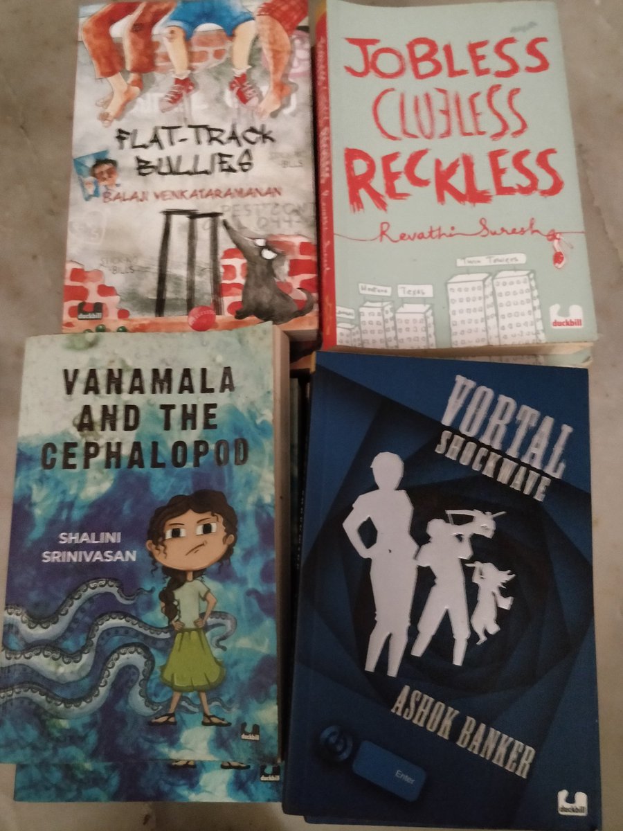 6 yrs working of with Indian kidlit means I have tons of books sitting around in home. Some books I have multiple copies.Giving away a few for free. Chennai, dunzo/swiggy genie pick up only. (you pay/pick up)All YA - Age 12 and abvPing. RT.