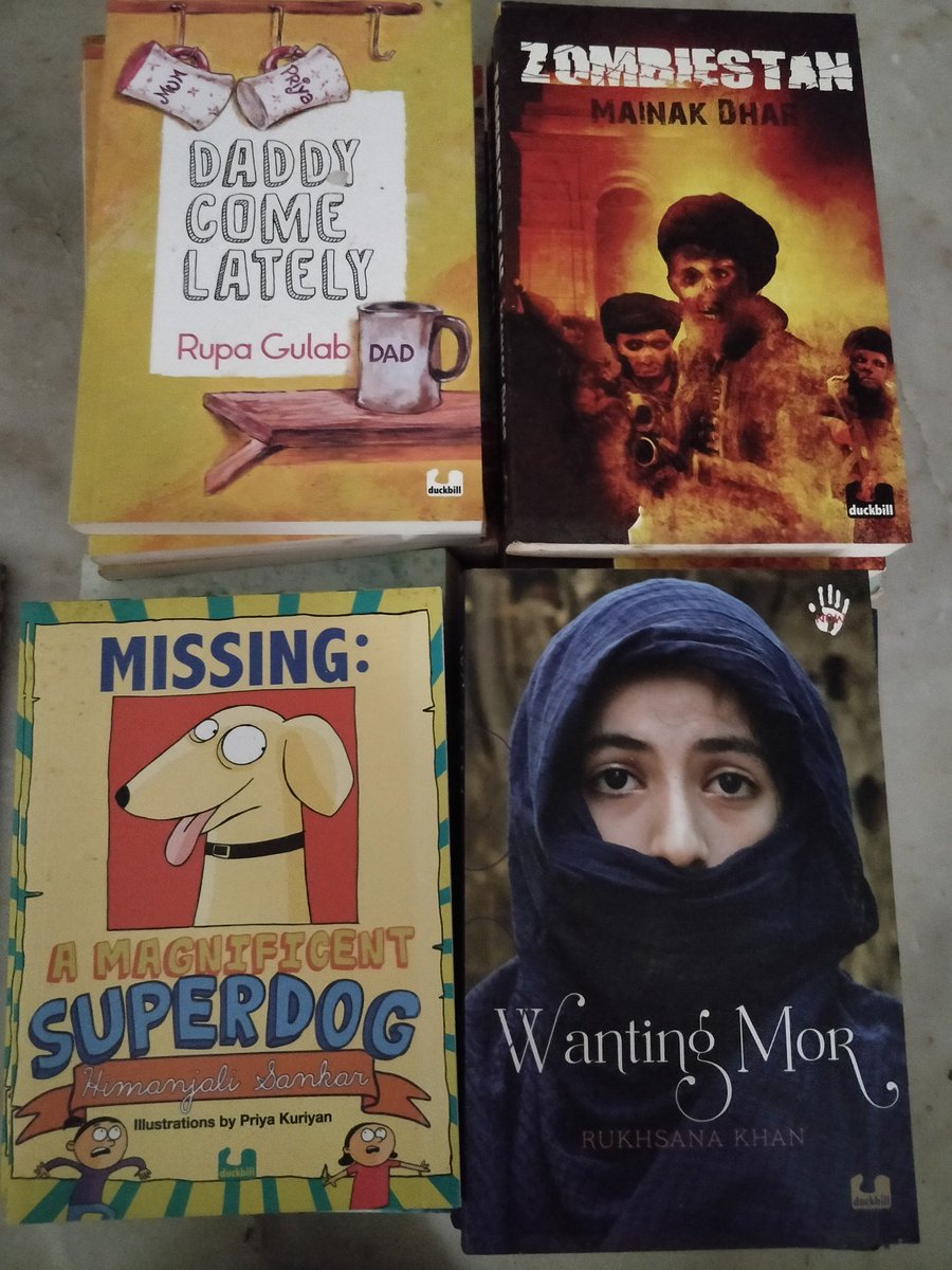 6 yrs working of with Indian kidlit means I have tons of books sitting around in home. Some books I have multiple copies.Giving away a few for free. Chennai, dunzo/swiggy genie pick up only. (you pay/pick up)All YA - Age 12 and abvPing. RT.