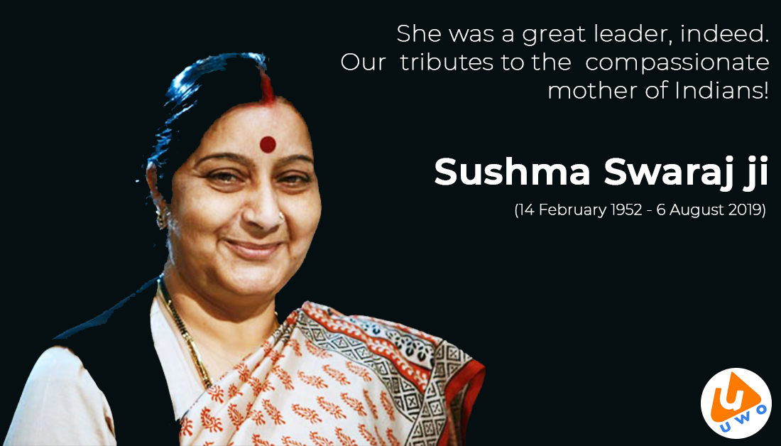 astha450's tweet photo. On this day last year we lost one of the great leaders we had in Indian cabinet. Our tributes to this great lady!

#SushmaSwaraj https://t.co/F0qNId3FYl