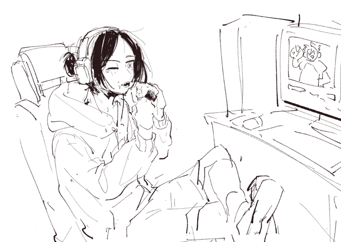 kenma doodle before nyooming to work hjkdhdka 