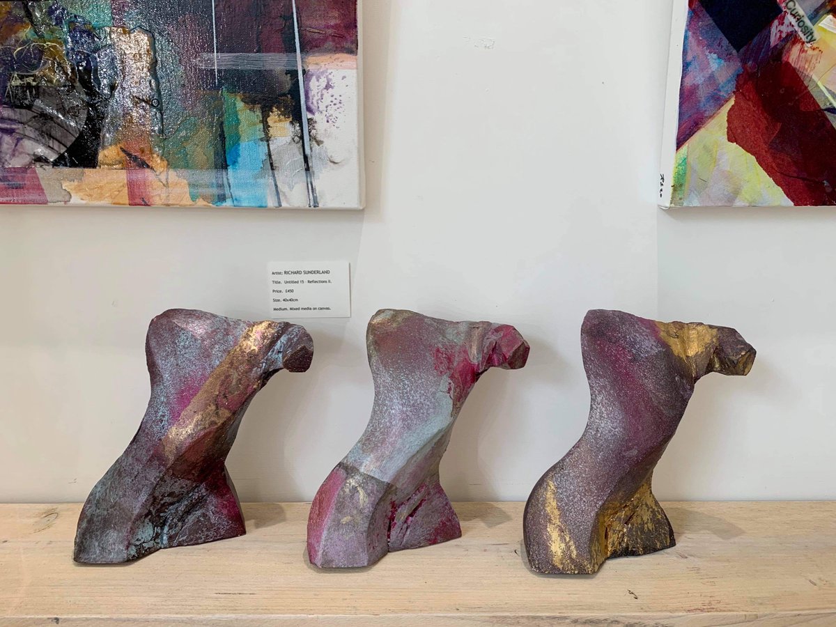 MissHolmes70's tweet photo. Excited for our Sculpture Exhibition, opens Friday 7th August. Sneaky peak at the Gallery it whilst we’re busy preparing it. Please get in touch for any enquirie. #garyscott #josephhillier #pennyhardy #williamyoungcramer #sculptures #artmillgalleryandframingcentre https://t.co/Yb441m2eoI