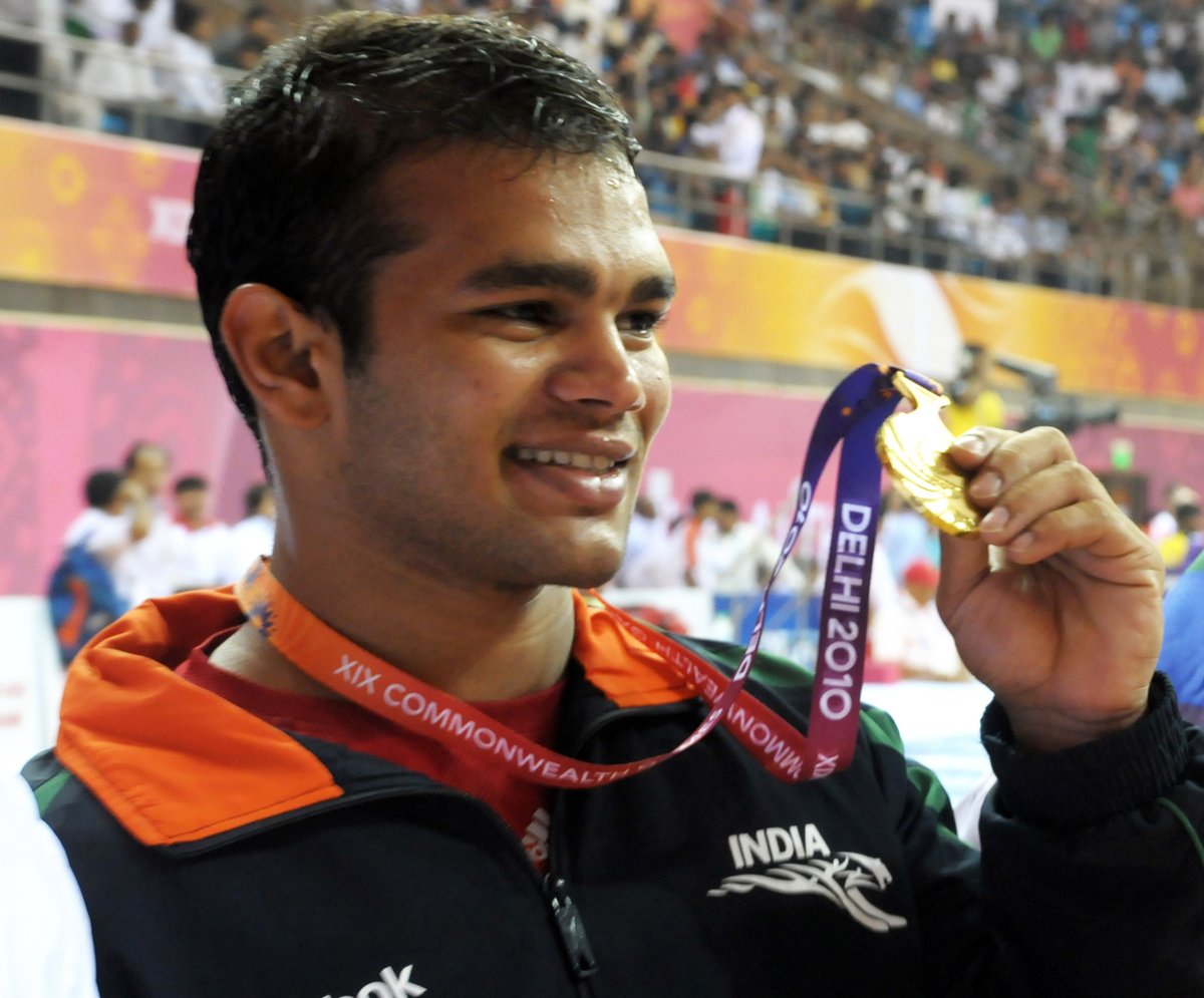 OmPattnayak's tweet photo. ➡️Won🥇in 2010 @thecgf 
➡️Won🥉in 2014 @AsianGamesOCA 
➡️Won a🥇in 2010 &amp;🥉in 2015 #AsianC'ships
➡️Won🥉in 2015 #WorldC'ships
➡️Won🥈in 2011 #CommonwealthC'ships
Happy Birthday Men's freestyle wrestler Narsingh Pancham Yadav 🤼‍♂️
@FederationWrest @WeAreTeamIndia https://t.co/9znaVKZHBL