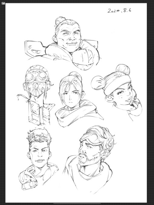 ペクスキャラ描いてみる 