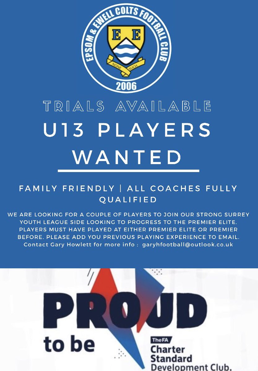 Epsom & Ewell Colts Football Club tweet media
