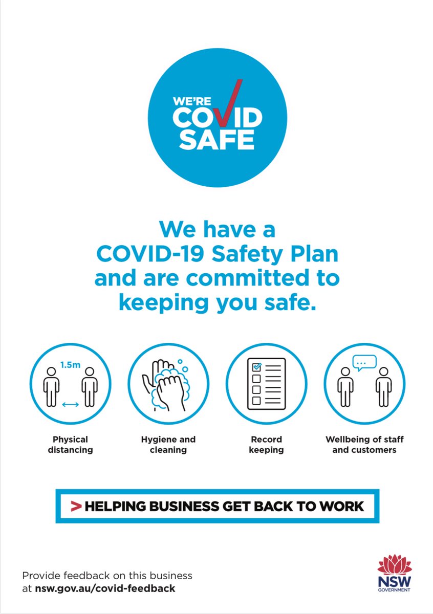 We R Covid Safe Registered &amp; #readyforwok. The safety of our customers, staff &amp; the Community R our First priority. #EssentialServices 4 our #EssentialIndustry clients begin with our teams commitment 2 #Essential Pre-site Health Screening, PPE &amp; observation of all recommendations