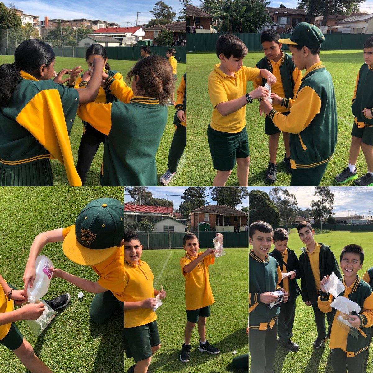It’s not a Science Fun Day without getting a little bit messy! Students rotated amongst their buddy classes to conduct exciting experiments 🧪. #educationweek2020 <a href="/FairWestPS/">Fairfield West PS</a> <a href="/Genelle029/">Genelle Petruszenko</a>