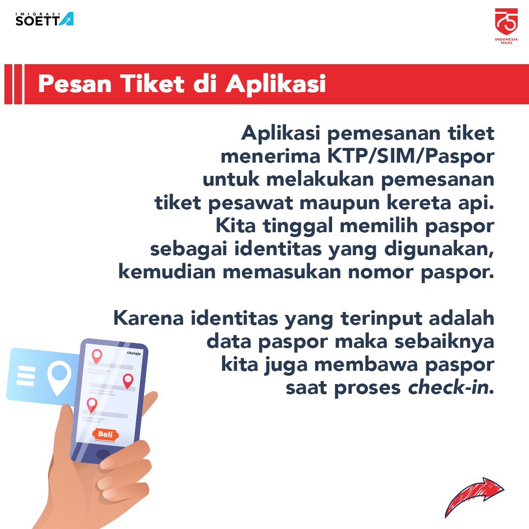 imigrasi_soetta's tweet photo. Sahabat Mido, paspor ternyata memiliki banyak kegunaan lho!Tidak hanya digunakan sebagai dokumen perjalanan di luar negeri,saat ini kamu bisa menggunakanya untuk berbagai keperluan di dalam negeri.
#DitjenImirasi
#KanimSoetta
#EazyPaspport https://t.co/vSJIxMhtdC
